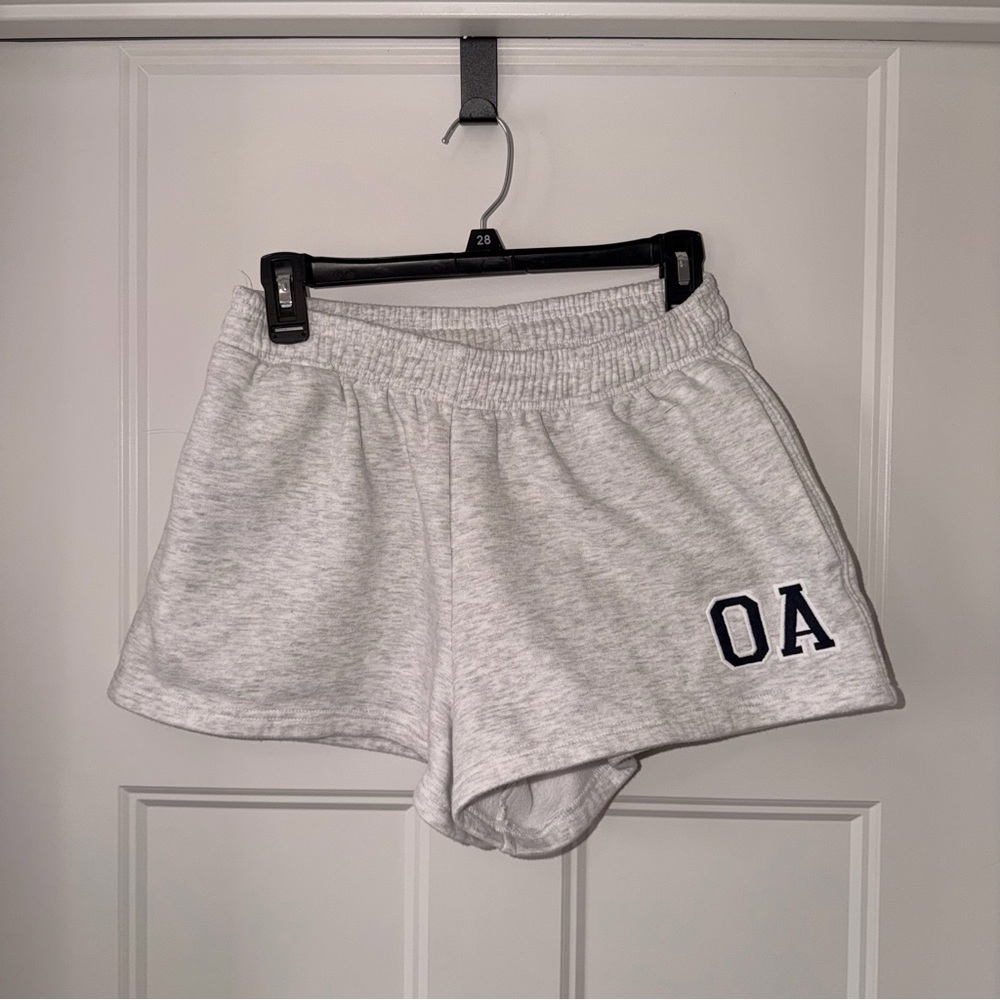 Oner Active Women's Light Gray Athletic Shorts with OA Logo